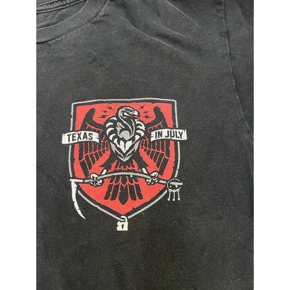 Texas In July T-Shirt Metalcore Black Tshirt Another Victim Broken Soul Vulture - Picture 3 of 8